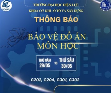 BẢO VỆ ĐỒ ÁN MÔN HỌC