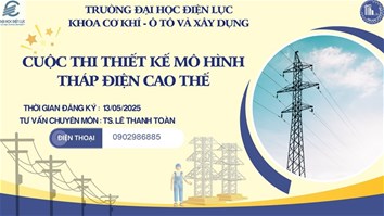 CUỘC THI THIẾT KẾ MÔ HÌNH ĐIỆN CAO THẾ