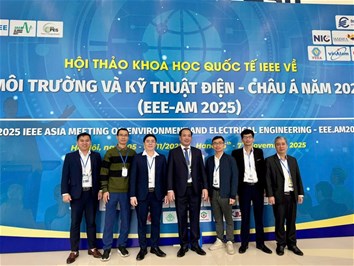 GIẢNG VIÊN KHOA CƠ KHÍ – Ô TÔ VÀ XÂY DỰNG THAM GIA HỘI THẢO KHOA HỌC QUỐC TẾ IEEE EEE–AM 2025